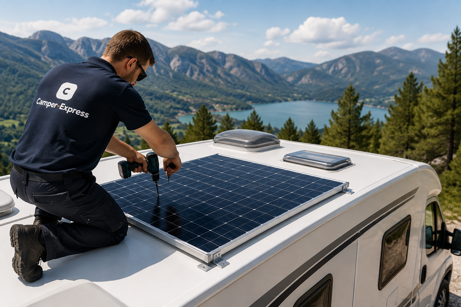 Cómo instalar una placa solar en una autocaravana paso a paso